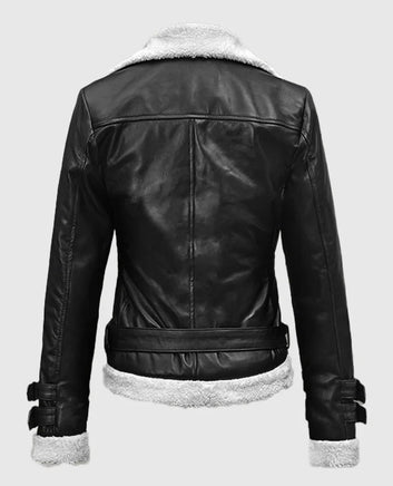 Rita Ora Black Leather Jacket